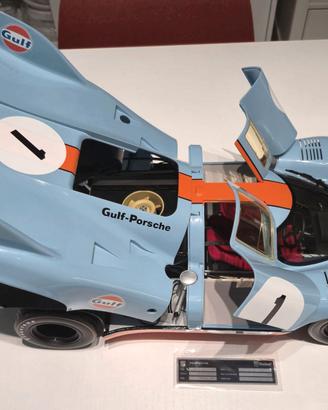 POCHER PORSCHE 917K GULF EDITION 1:8 già MONTATA !