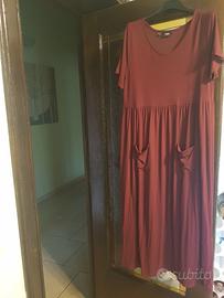 Abito donna estivo bordeaux