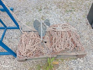 Ancora Delta 20kg + catena 10 mm 75 metri