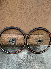 Ruote gravel perno passante