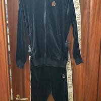 tuta SikSilk nero velluto taglia xs