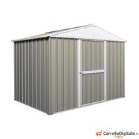 Box baracca lamiera Acciaio 275x175 grigio chiaro