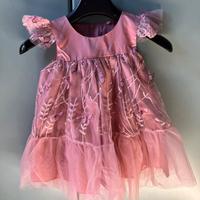 Vestitino rosa bambina 3 anni con farfalle