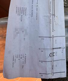 antenna vhf 4 elementi 144 mhz nuova imballata