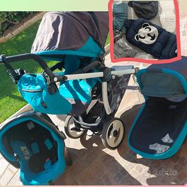 trio passeggino e ACCESSORI peg perego pop up book