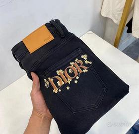 jeans Dior stampa a fiori 