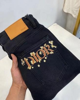 jeans Dior stampa a fiori 