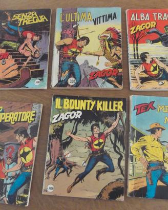 Zagor fumetti anni 70/80 Prima Stampa
