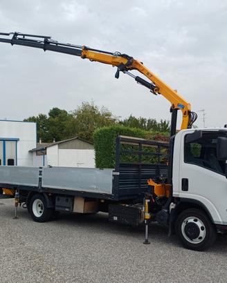 ISUZU 75 EURO 6 GRU E CASSONE FISSO