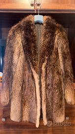 Pelliccia in vera marmotta, vintage - come nuova