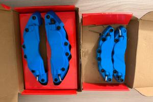 Copri pinze freno blu BMW E90