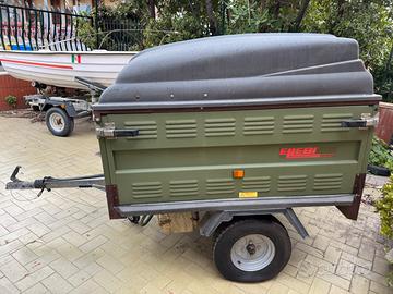 Carrello rimorchio per trasporto animali