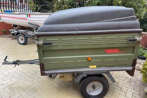 Carrello rimorchio per trasporto animali