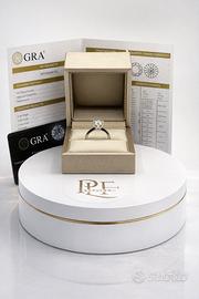 Anello Solitario Moissanite 2 ct – Argento 925