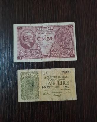 lotto lira banconote lira 13 pezzi