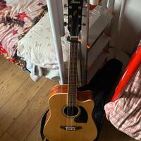 Chitarra Ibanez AW70ECE+custodia+capotasti+belt