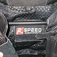 Tuta moto intera pelle R Speed L con protezioni