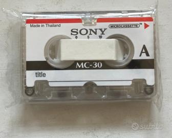 Microcassetta Sony MC-30 mai usata