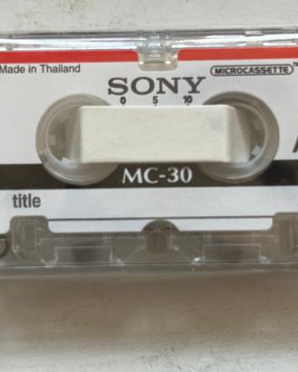 Microcassetta Sony MC-30 mai usata