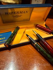 Coppia penne stilografiche Waterman