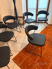 Sedie ufficio sala attesa o tavolo riunioni