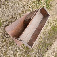 Porta spezie artigianale in legno con cassettini