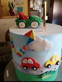 torta finta scenografica 