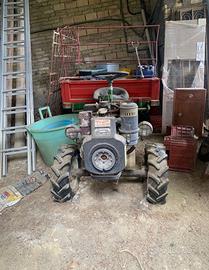 Motocoltivatore con rimorchio  Lombardini