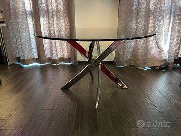 Tavolo Bontempi Barone ovale 180x115