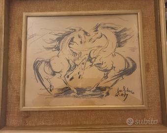 opera I CAVALLI di Eliseo Salino del 1977