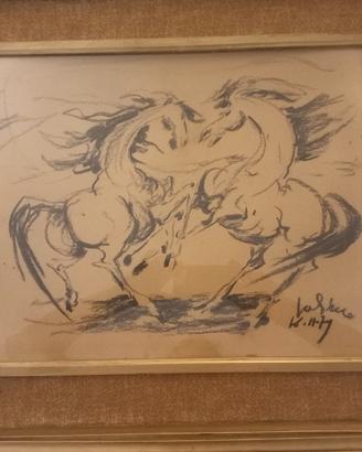 opera I CAVALLI di Eliseo Salino del 1977