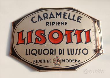 insegna vintage caramelle Lisotti anni 40/50