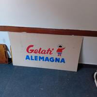 insegna gelati Alemagna 