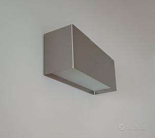 Faretti 25x10 acciaio spazzolato