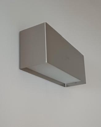Faretti 25x10 acciaio spazzolato