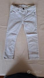 Jeans Diesel bambina 3 anni bianco