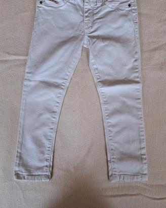 Jeans Diesel bambina 3 anni bianco