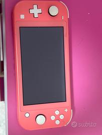 nintedo swicht lite rosa