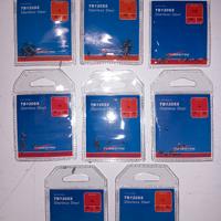 8 confezioni micro girelle d'acciaio surfcasting 