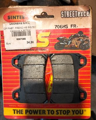 coppia pastiglie anteriori moto (sinterizzate)