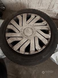 4 cerchi con gomme invernali Citroen 165/60 R14