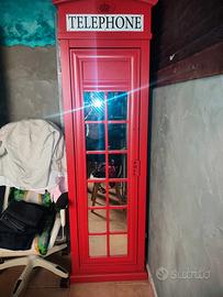 cambia armadio cabina telefonica inglese
