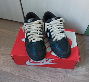 Nike Dunk nera,marrone,bianca
