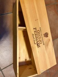 Cassa Legno Giulio Ferrari Magnum Trento DOC