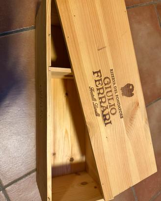 Cassa Legno Giulio Ferrari Magnum Trento DOC