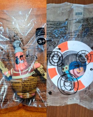 Spongebob Burger King - Patrick + Gary - 2 pezzi