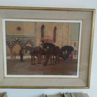 Giovanni Lomi olio su cartone cm.30x40 fiaccherai