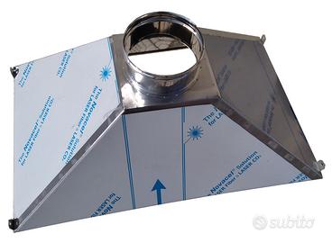 Cappa in Acciaio Inox cm.80x50
