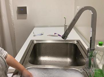 Lavello 2 vasche in inox argento FRANKE