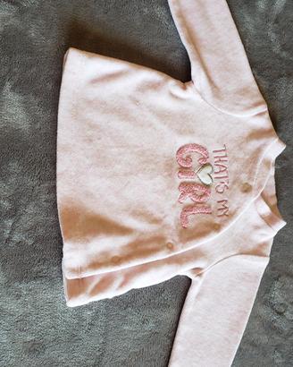 Cardigan ciniglia bimba